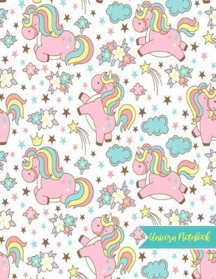 unicorn notebook cute kawaii journal and diary large 85 x 11 matte