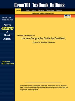 Studyguide for Human Geography Guide by Davidson, ISBN 9780787296148