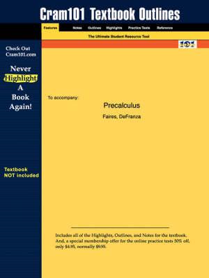 Studyguide for Precalculus by Faires, ISBN 9780534462796