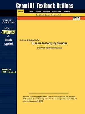 Studyguide for Human Anatomy by Saladin, ISBN 9780072943689