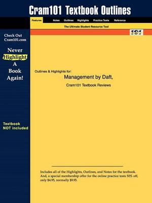 Studyguide for Management by Daft, ISBN 9780324537703