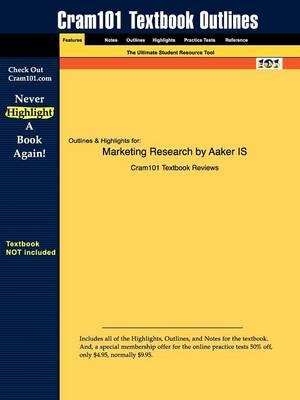 Studyguide for Marketing Research by Aaker, ISBN 9780471230571