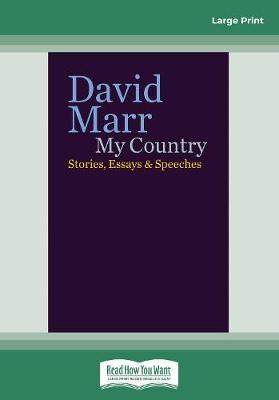 My Country: Stories, Essays & Speeches