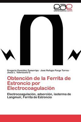 Obtencion de la Ferrita de Estroncio por Electrocoagulacion