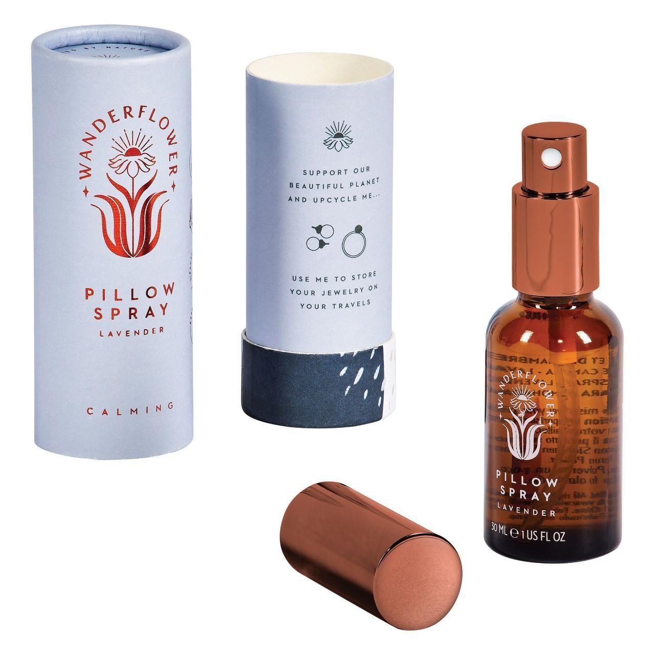 Wanderflower Pillow and Room Spray: Lavender