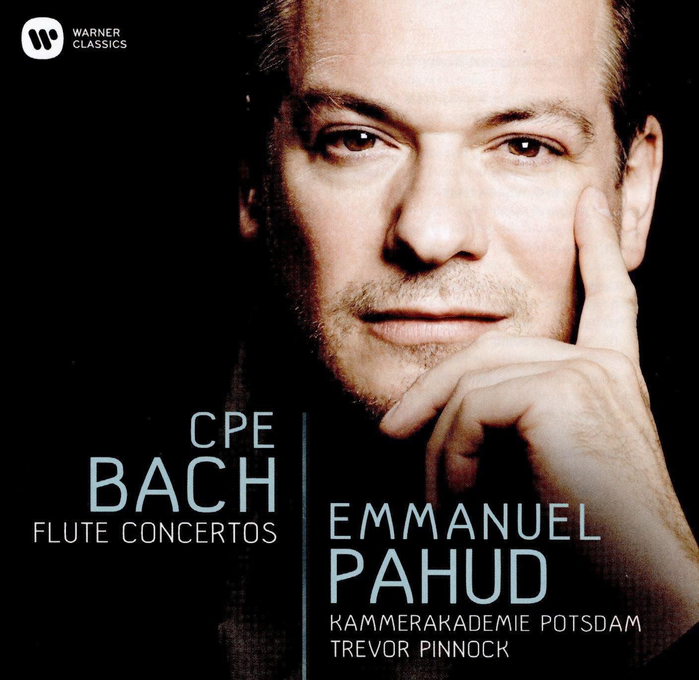 CPE Bach Flute Concertos by Emmanuel Pahud, Trevor Pinnock