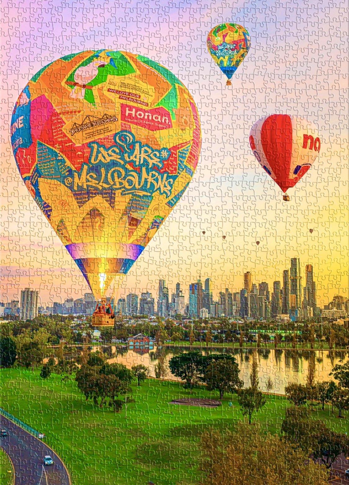Melbourne Love from Above (1000 Piece Jigsaw Puzzle)