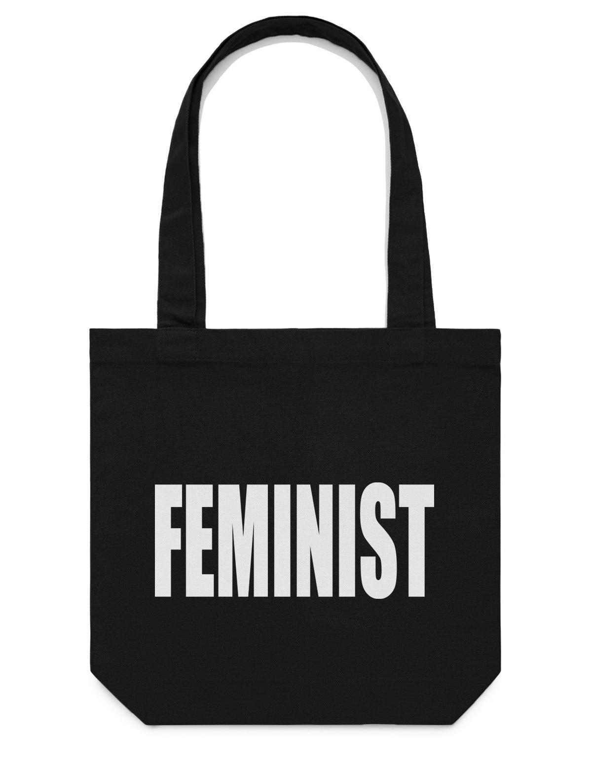 Readings feminist tote bag (black)