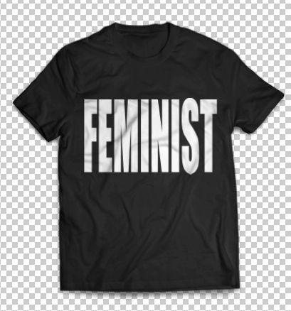 Readings feminist black t-shirt (women's small)