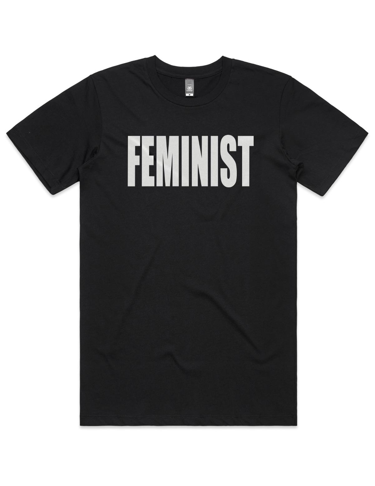 Feminist T-Shirt Black (Medium, Unisex)