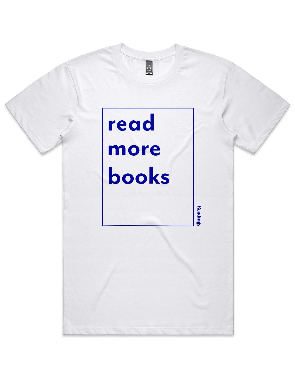Read More Books T-Shirt White (XL, Unisex)