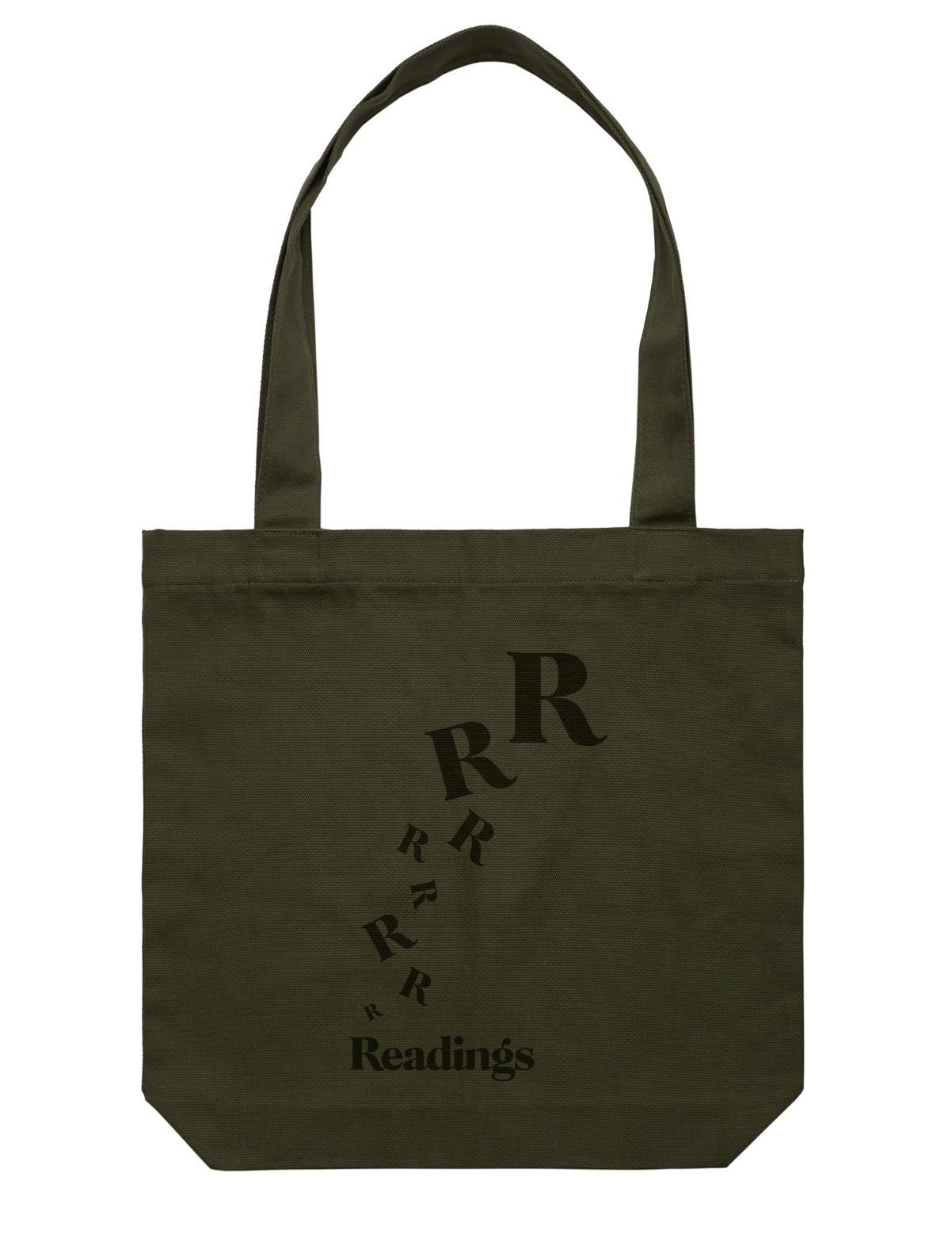 Flying Rs Army Green Tote Bag