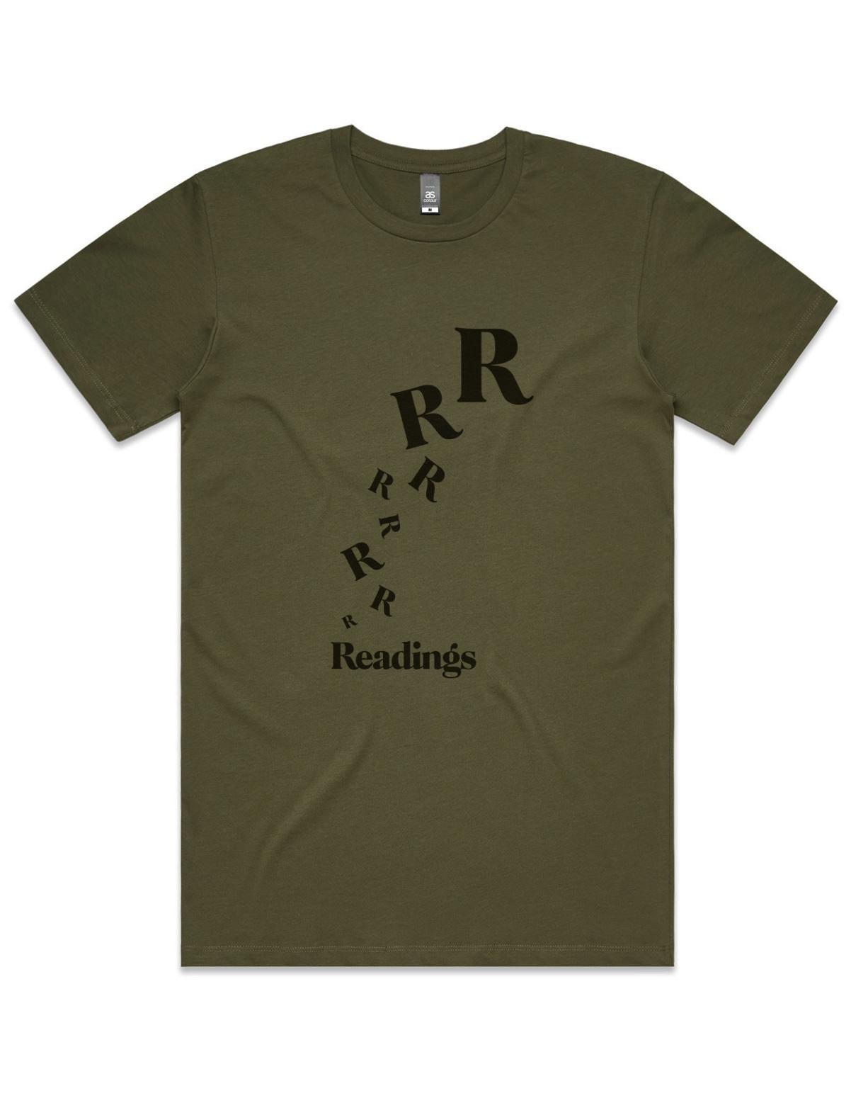 Flying Rs T-Shirt Army Green (XL, Unisex)