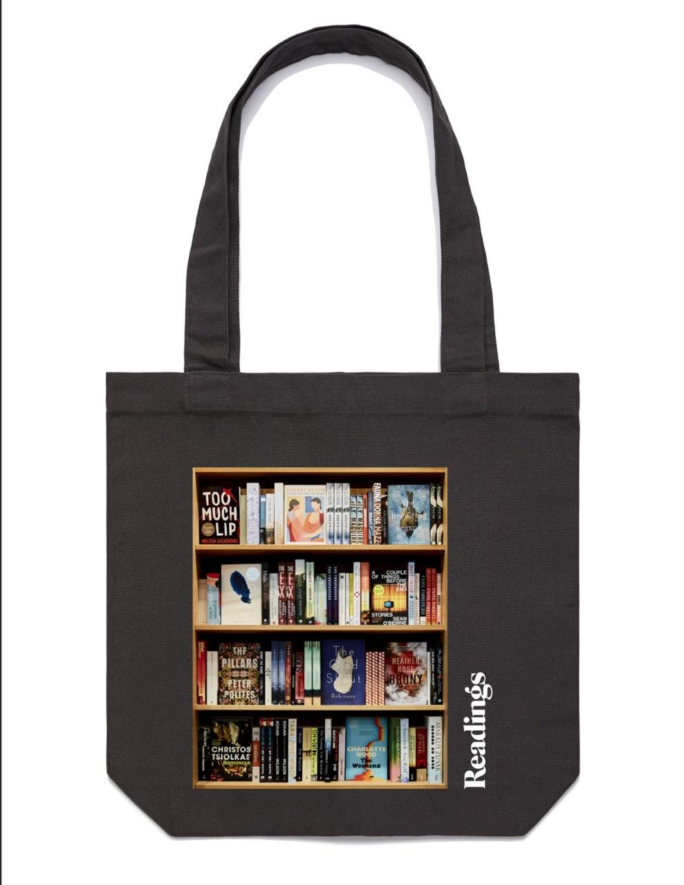 Readings Bookshelf Tote Bag