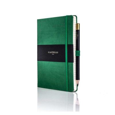 Castelli Tucson Medium Weekly 2021 Diary (Forest Green)