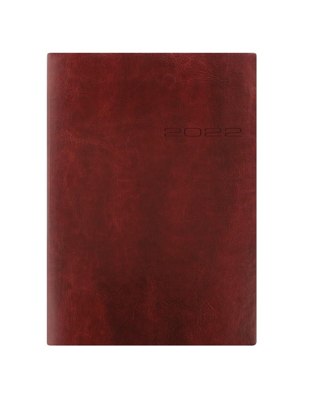 Letts Lecassa A5 Week to View Brown 2022 Diary