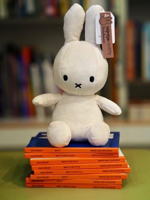Miffy Sitting Plush Toy Velvetine Cream 23cm