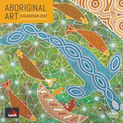 Aboriginal Art Brush Dance 2021 Calendar