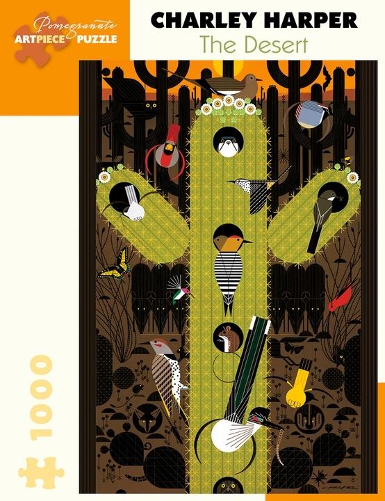Charley Harper The Desert Jigsaw Puzzle (1000 pieces)