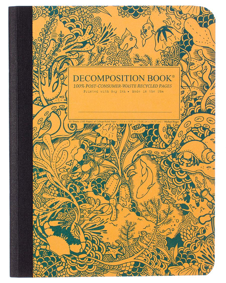 Decomposition Notebook Large Ruled Under The Sea