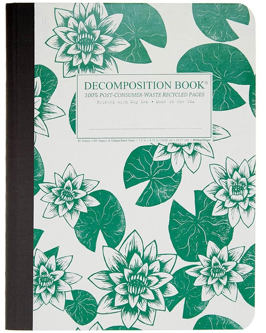 Decomposition Notebook Lily Pads