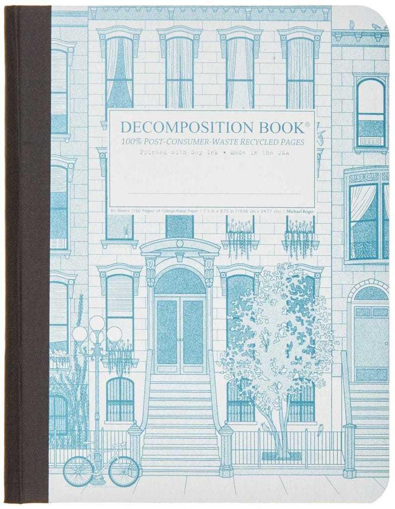 Decomposition Notebook Large Ruled Brownstone