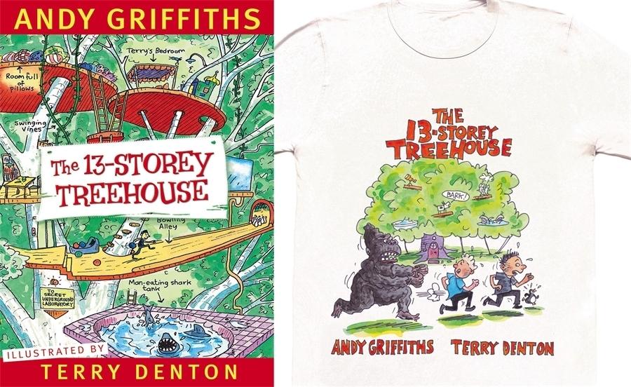 The 13-Storey Treehouse T-Shirt And Book