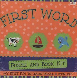 First Words: Puzzle And Book Kit